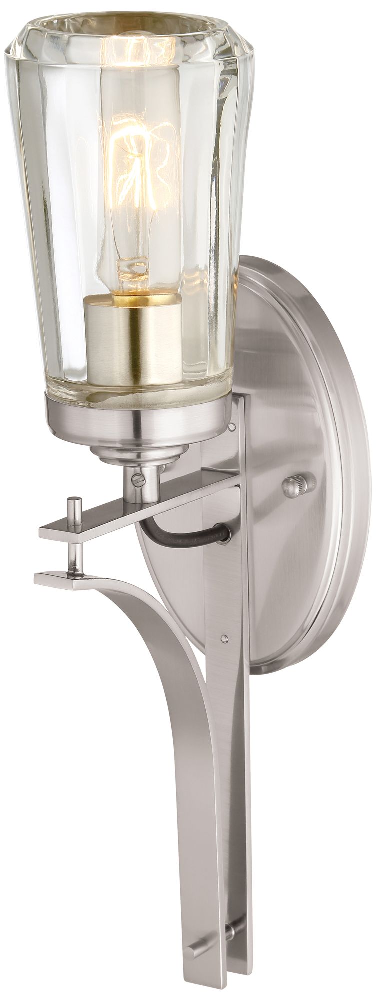 Minka-Lavery Poleis 1-Light Brushed Nickel Bath