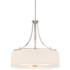 Minka Lavery Poleis 20" Wide 3-Light Brushed Nickel Pendant Light