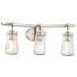 Minka Lavery Poleis 24" Wide Brushed Nickel 3-Light Bath Vanity Light