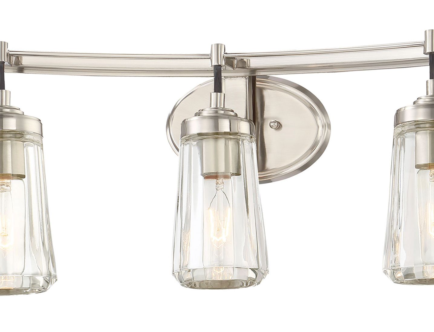Image 5 Minka-Lavery Poleis 3-Light Brushed Nickel Bath more views