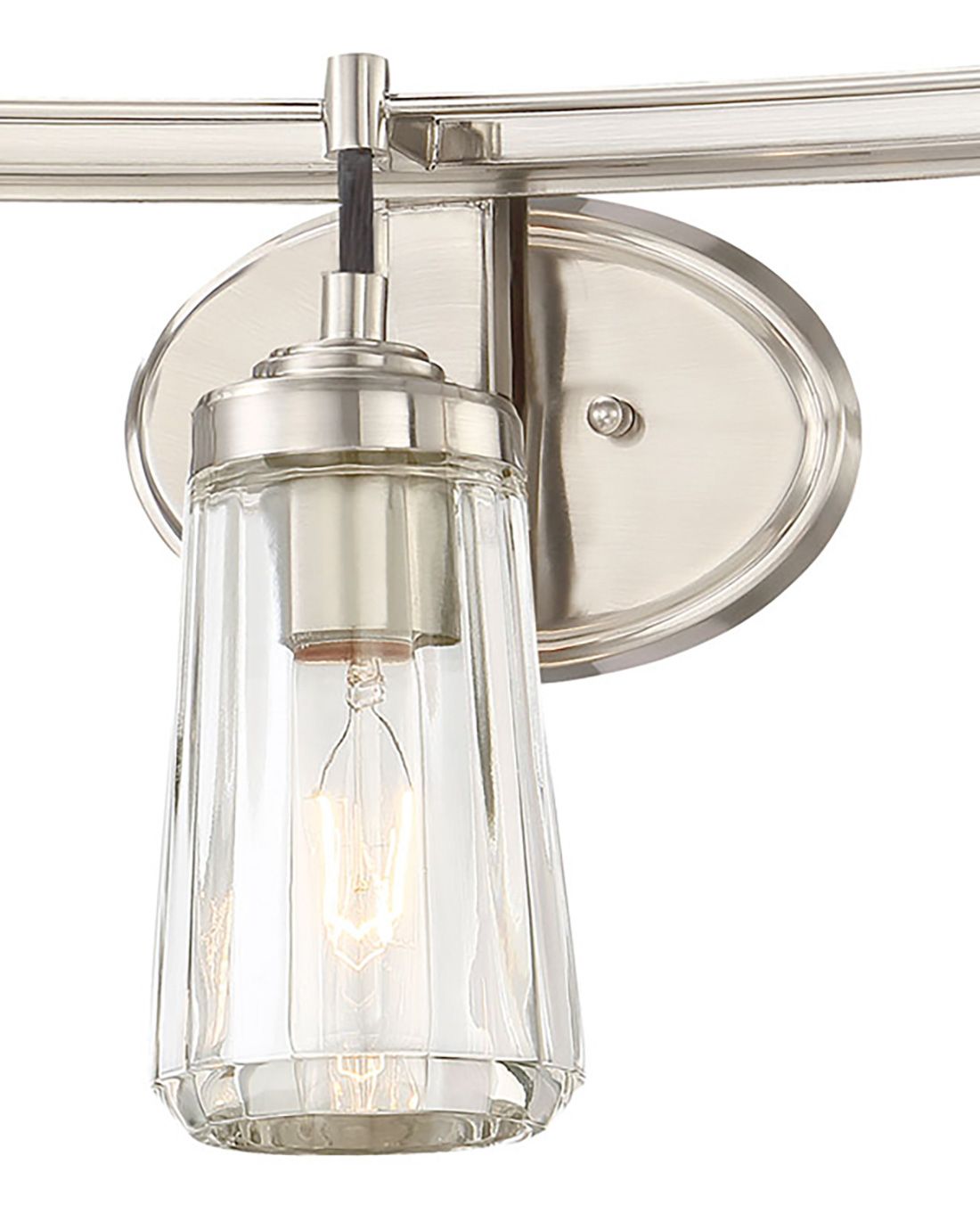 Image 6 Minka-Lavery Poleis 3-Light Brushed Nickel Bath more views