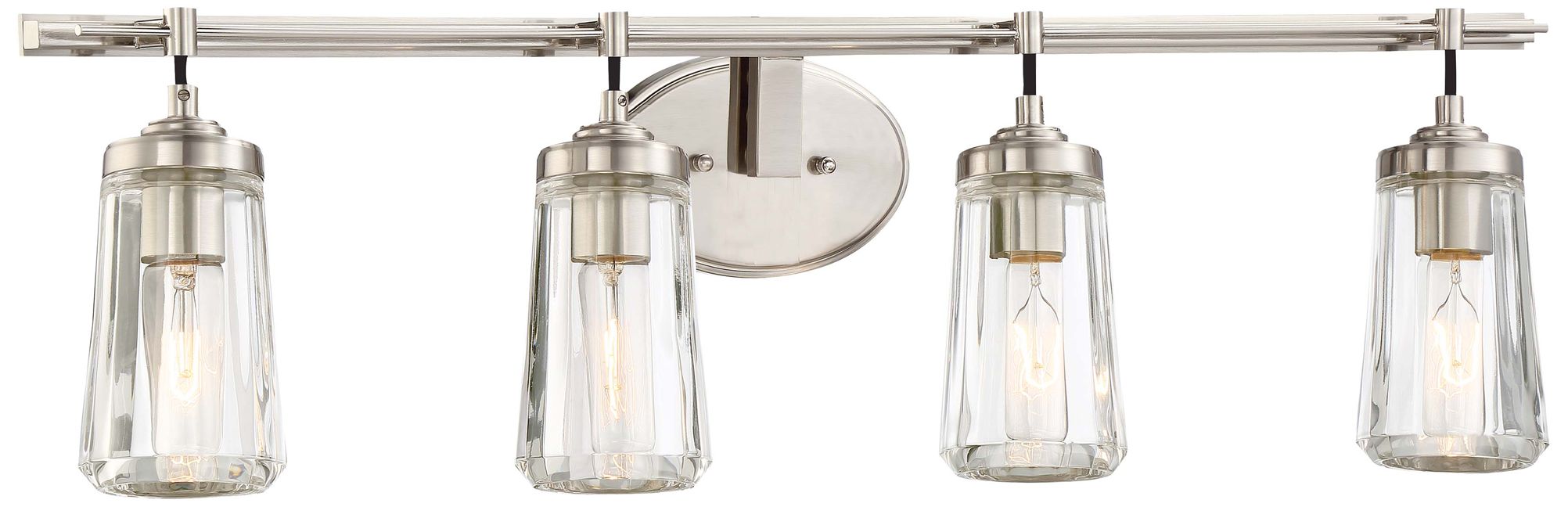 Minka-Lavery Poleis 4-Light Brushed Nickel Bath