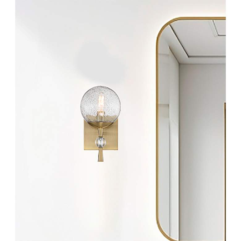 Image 4 Minka-Lavery Populuxe 1-Light Oxidized Aged Brass Bath Vanity more views