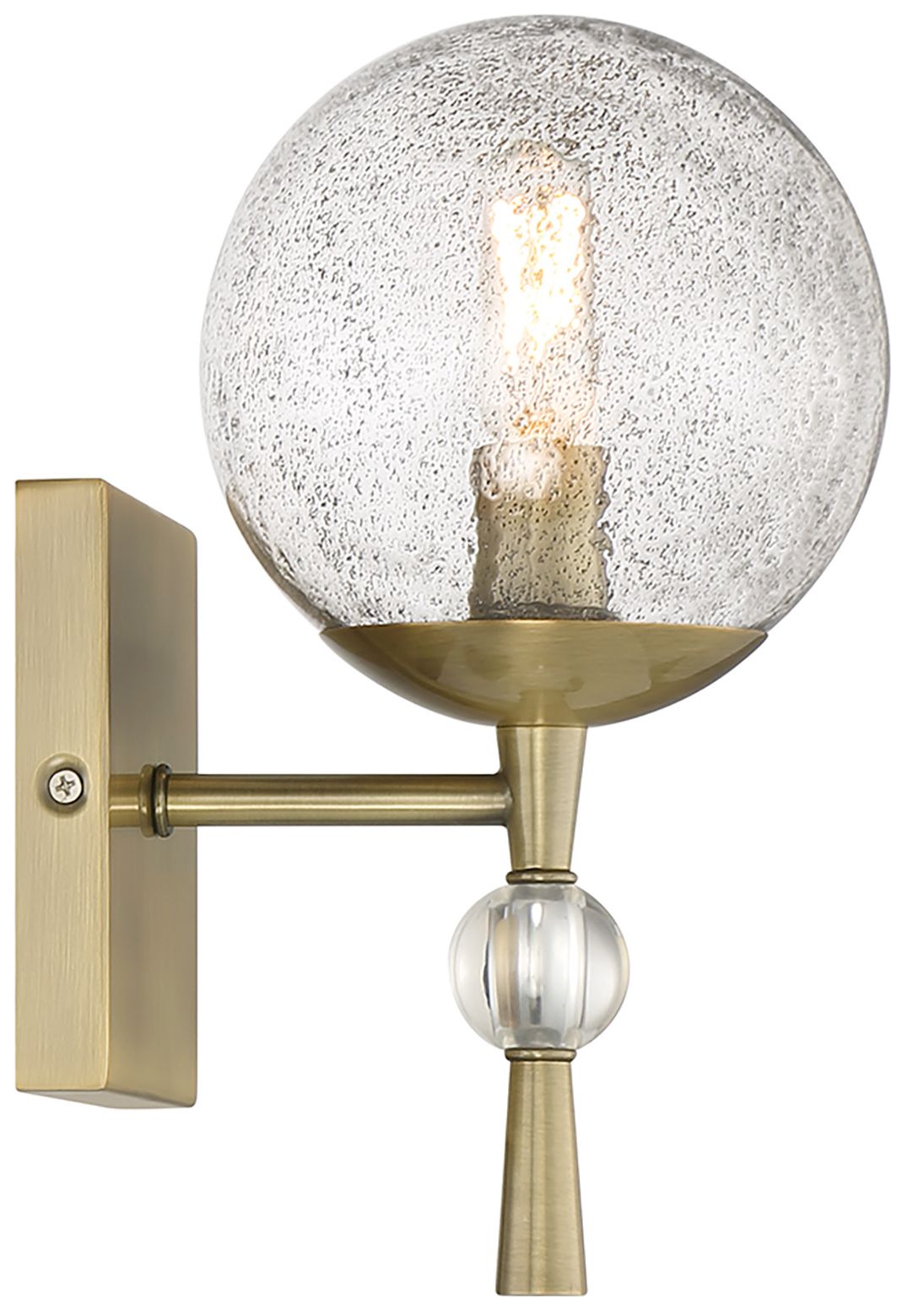 Minka-Lavery Populuxe 1-Light Oxidized Aged Brass Bath Vanity