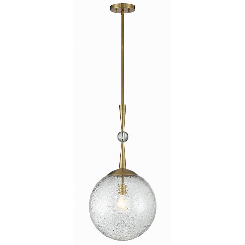 Image 2 Minka-Lavery Populuxe 1-Light Oxidized Aged Brass Pendant