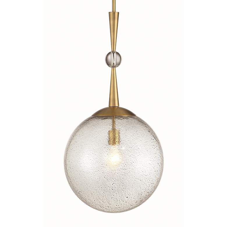 Image 3 Minka-Lavery Populuxe 1-Light Oxidized Aged Brass Pendant more views