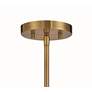 4_Minka-Lavery Populuxe 13 3/4" Oxidized Aged Brass Seeded Glass Pendant more views
