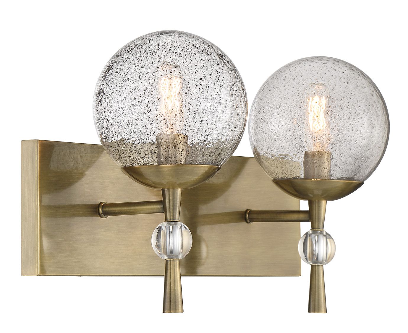 Minka-Lavery Populuxe 2-Light Oxidized Aged Brass Bath Vanity