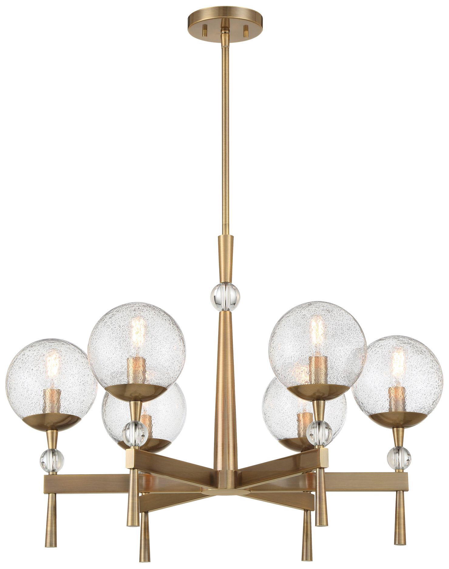 Image 2 Minka-Lavery Populuxe 6-Light Oxidized Aged Brass Chandelier