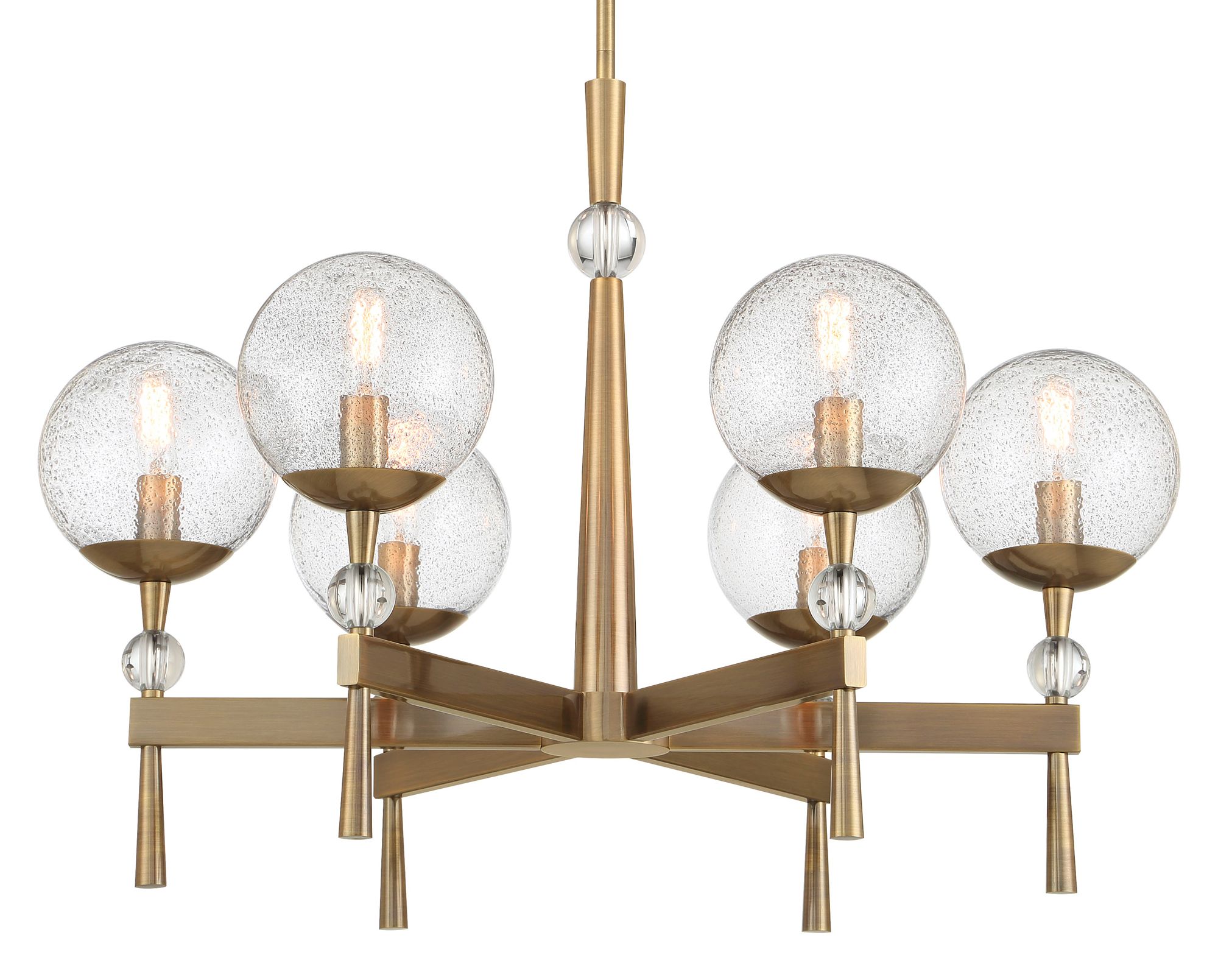 Image 3 Minka-Lavery Populuxe 6-Light Oxidized Aged Brass Chandelier more views