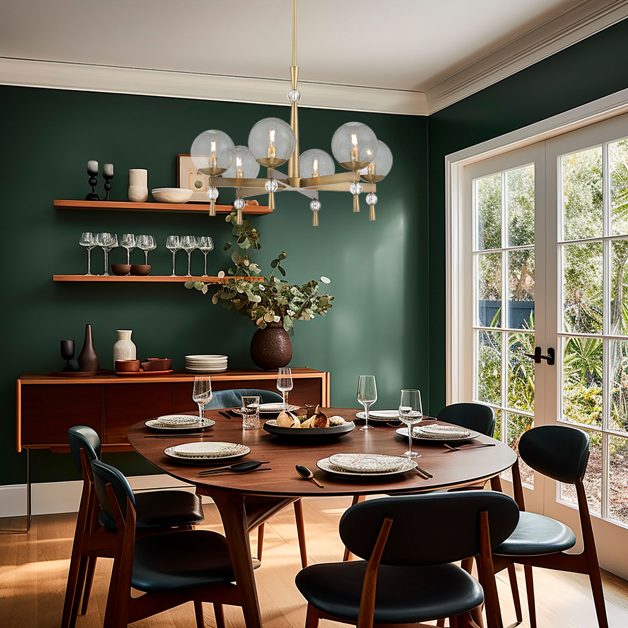 Image 4 Minka-Lavery Populuxe 6-Light Oxidized Aged Brass Chandelier more views