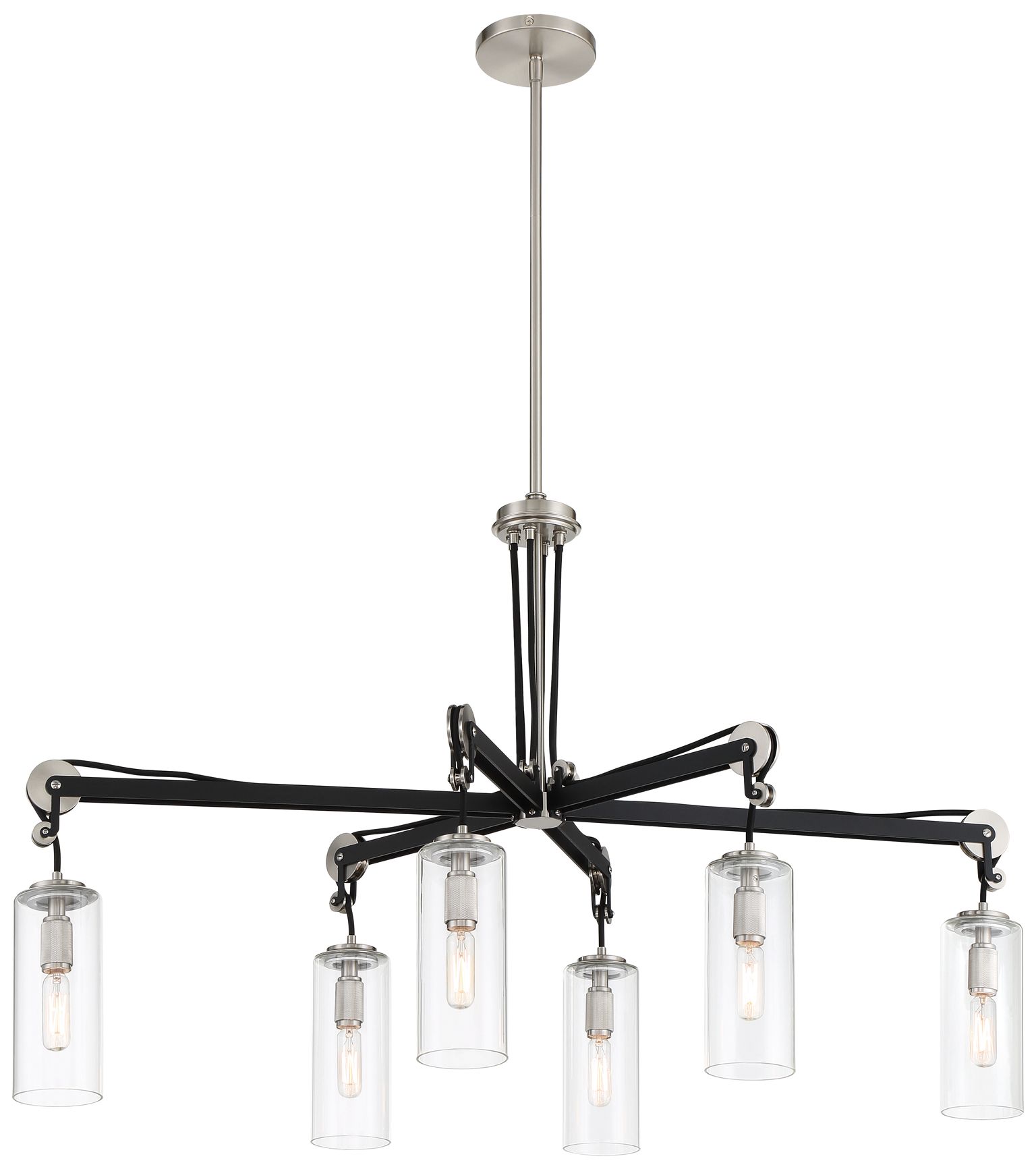 Minka-Lavery Pullman Junction 6-Light Coal and Nickel Island Light