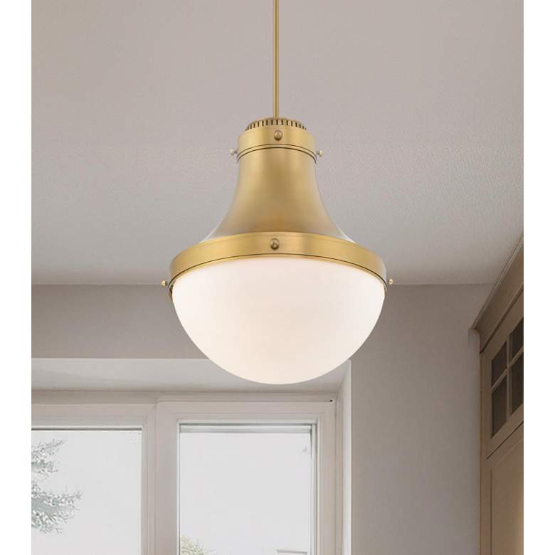 Image 1 Minka Lavery Purelight 1-Light 16.25-in Brass Pending Lighting