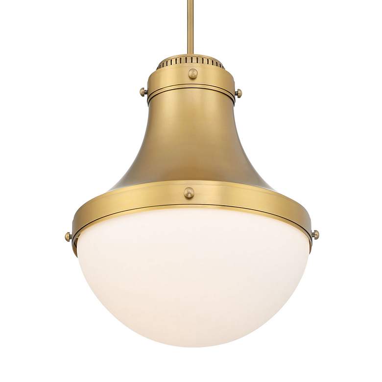 Image 3 Minka Lavery Purelight 1-Light 16.25-in Brass Pending Lighting more views