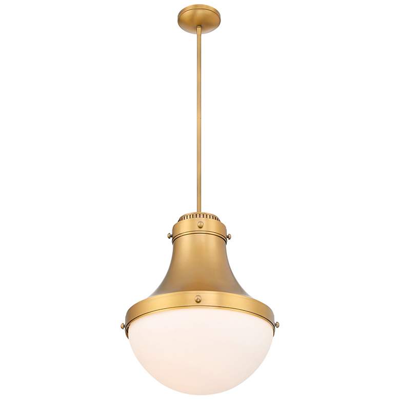 Image 7 Minka Lavery Purelight 1-Light 16.25-in Brass Pending Lighting more views