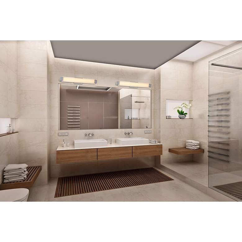 Image 4 Minka-Lavery Round-A-Bout LED Brushed Nickel Bath more views