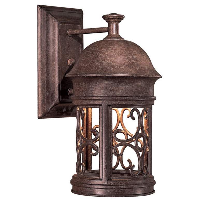 Image 2 Minka Lavery Sage Ridge 12 3/4 inch High Dark Sky Outdoor Wall Light