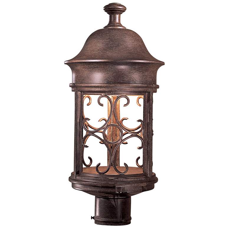 Image 3 Minka Lavery Sage Ridge 19" High Dark Sky Post Mount Light