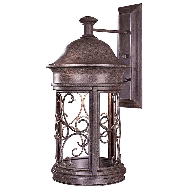 Image 1 Minka Lavery Sage Ridge 22 1/4 inch High Dark Sky Outdoor Wall Light