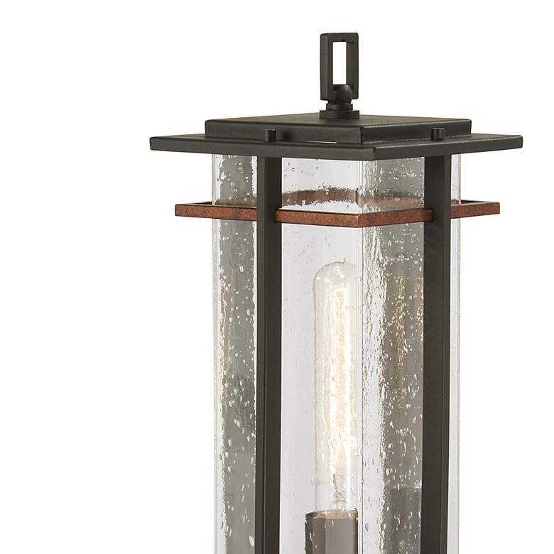 Image 3 Minka Lavery San Marcos 20 1/2" Black and Copper Outdoor Post Light more views