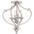 Minka Lavery Savannah Row 18" Wide Brushed Nickel Ceiling Light