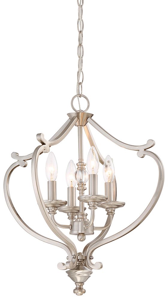 Thumbnail3 of Minka-Lavery Savannah Row 4-Light Brushed Nickel Semi Flush more views