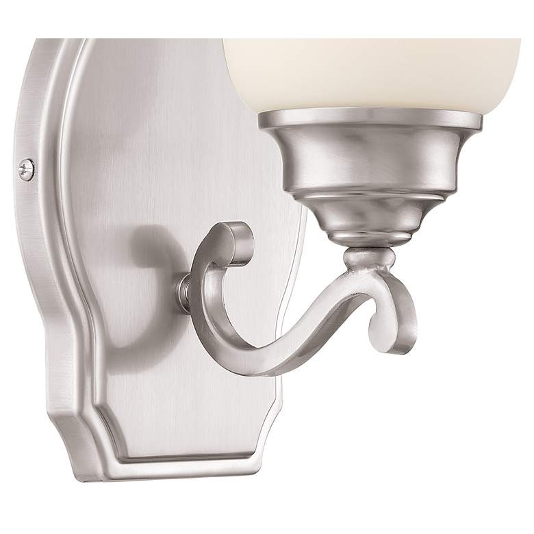 Image 2 Minka Lavery Savannah Row 9 1/4" High Brushed Nickel Wall Sconce more views