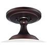 3_Minka Lavery Schoolhouse Style 17 1/4" Brushed Bronze Ceiling Light more views