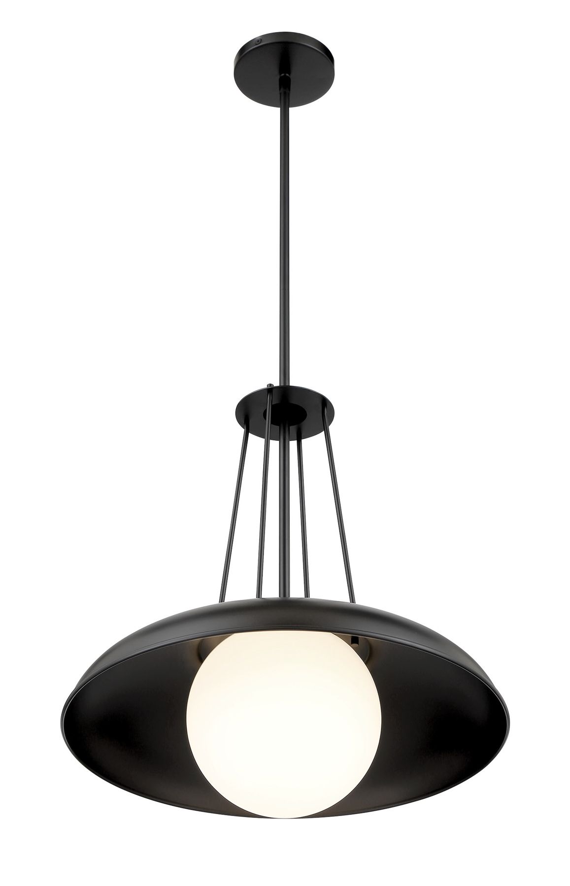 Image 7 Minka-Lavery Schooner Ridge 1-Light 18.25-in Coal Black Mini Pendant more views
