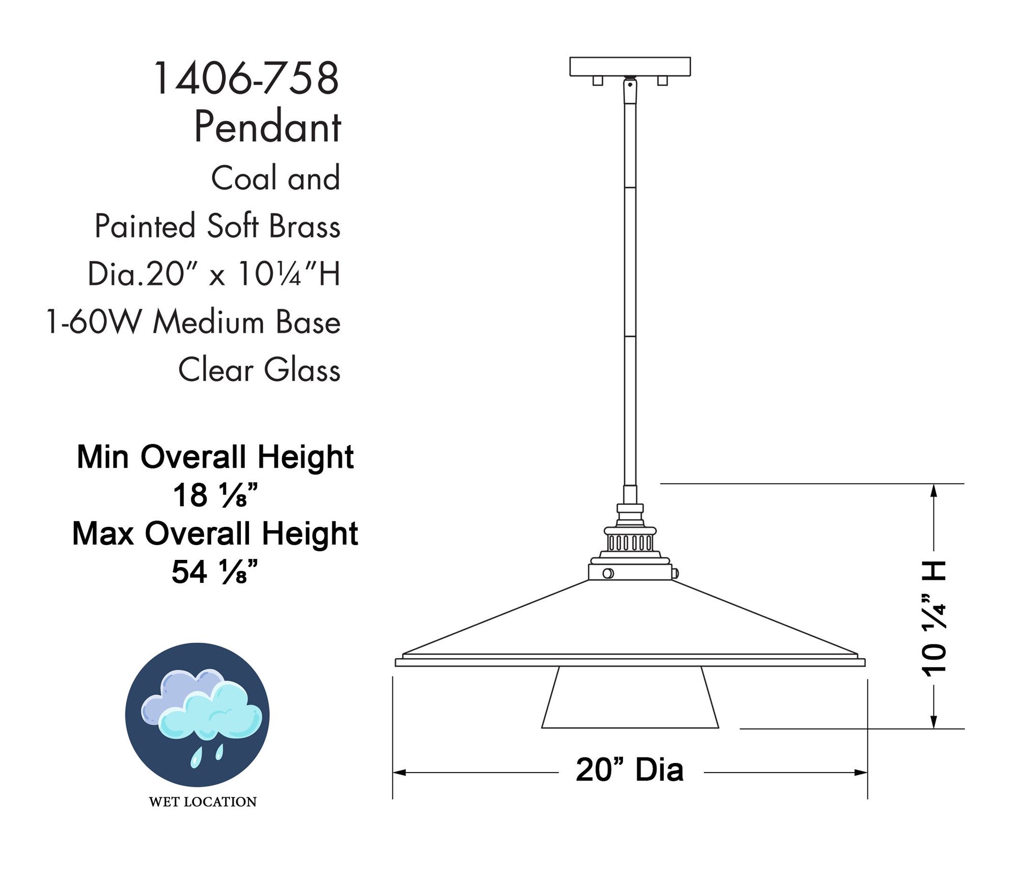Image 4 Minka-Lavery Segan 1-Light Coal and Soft Brass Mini Pendant more views