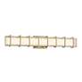 2_Minka Lavery Sevryn LED 27.48-in Soft Brass Vanity Light with Glass Shade more views