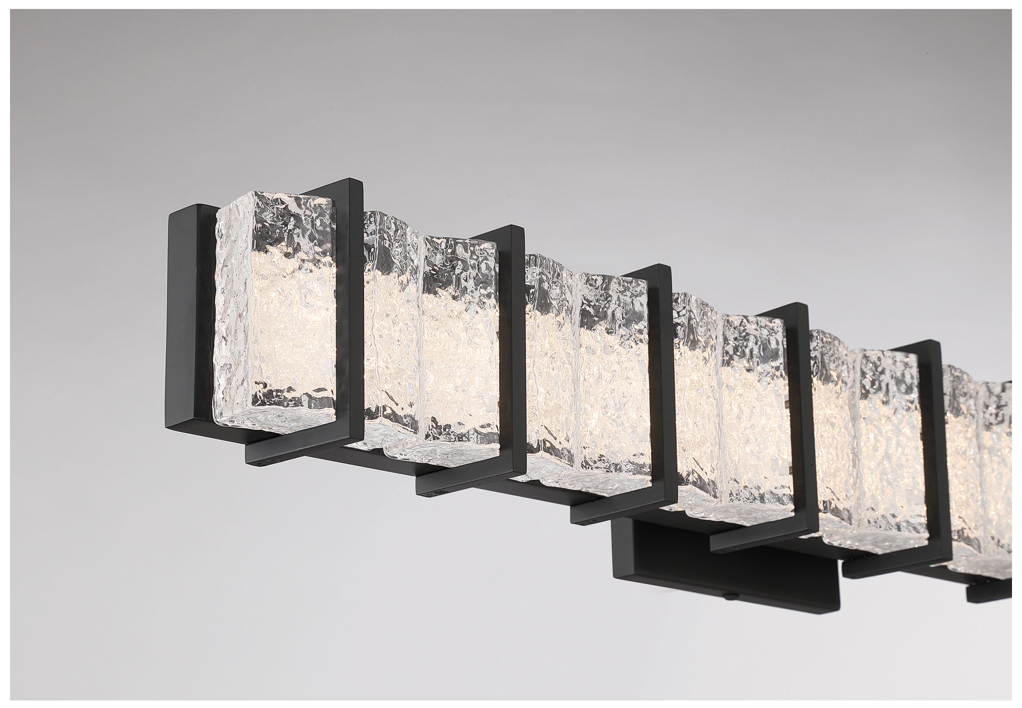 Image 7 Minka Lavery Sevryn LED 27.5-in Dark Matte Black Vanity Light with Shade more views