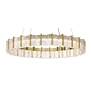 6_Minka Lavery Sevryn LED 27.55-in Soft Brass Ring Pendant with Glass Shade more views