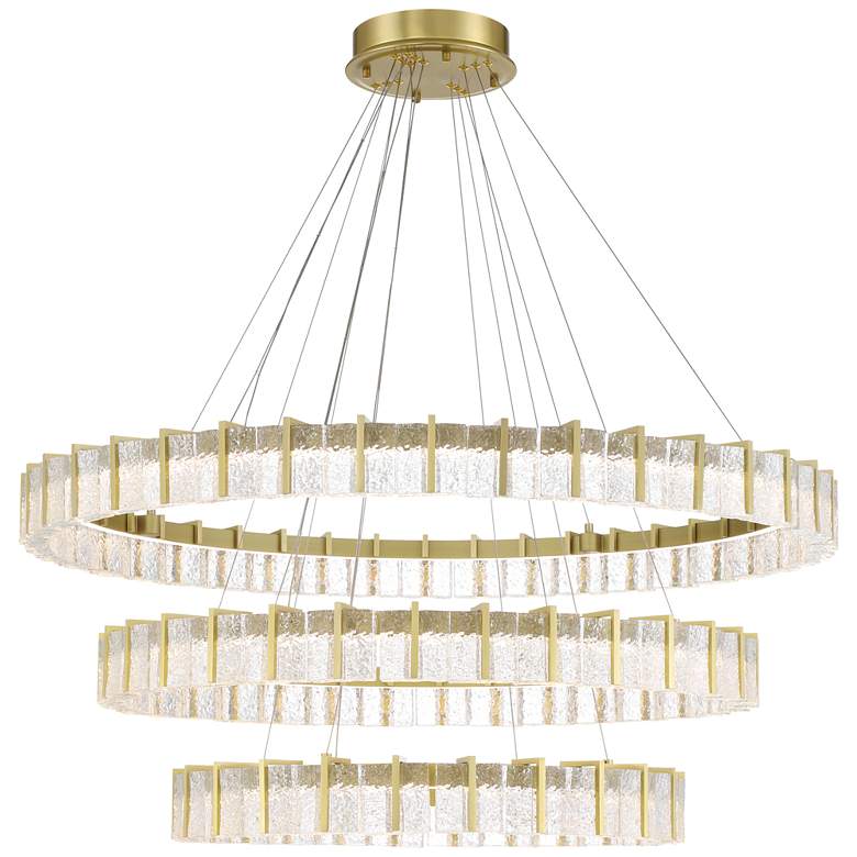 Image 1 Minka-Lavery Sevryn LED 34-in Soft Brass Indoor Chandelier