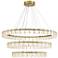 Minka-Lavery Sevryn LED 34-in Soft Brass Indoor Chandelier