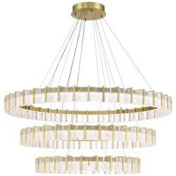 Minka-Lavery Sevryn LED 34-in Soft Brass Indoor Chandelier