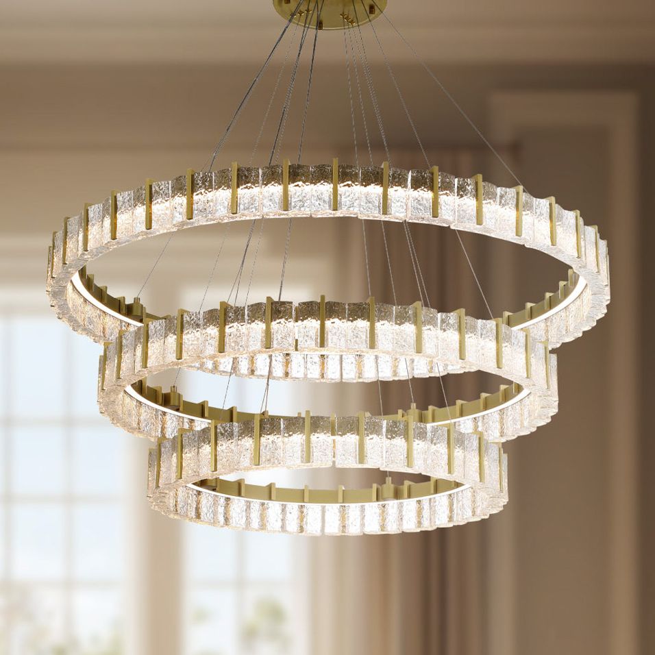 Thumbnail1 of Minka-Lavery Sevryn LED 34-in Soft Brass Indoor Chandelier
