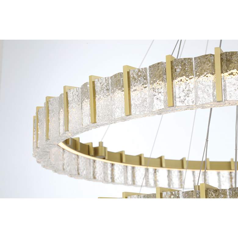Image 3 Minka-Lavery Sevryn LED 34-in Soft Brass Indoor Chandelier more views