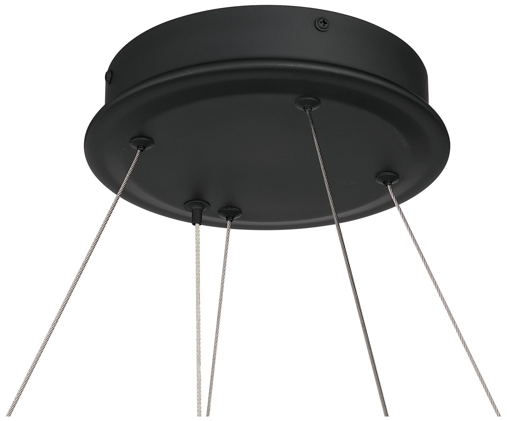 Minka Lavery Sevryn LED 36-in Dark Matte Black Pendant with Glass Shade