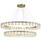 Minka-Lavery Sevryn LED 44.5-in Soft Brass Indoor Chandelier