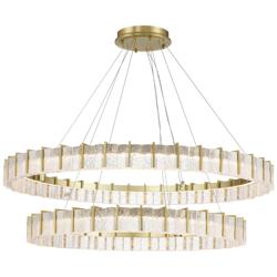 Minka-Lavery Sevryn LED 44.5-in Soft Brass Indoor Chandelier