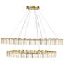 2_Minka-Lavery Sevryn LED 44.5-in Soft Brass Indoor Chandelier more views