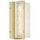 Minka Lavery Sevryn LED 6.47-in Soft Brass Wall Sconce with Glass Shade