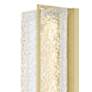 3_Minka Lavery Sevryn LED 6.47-in Soft Brass Wall Sconce with Glass Shade more views