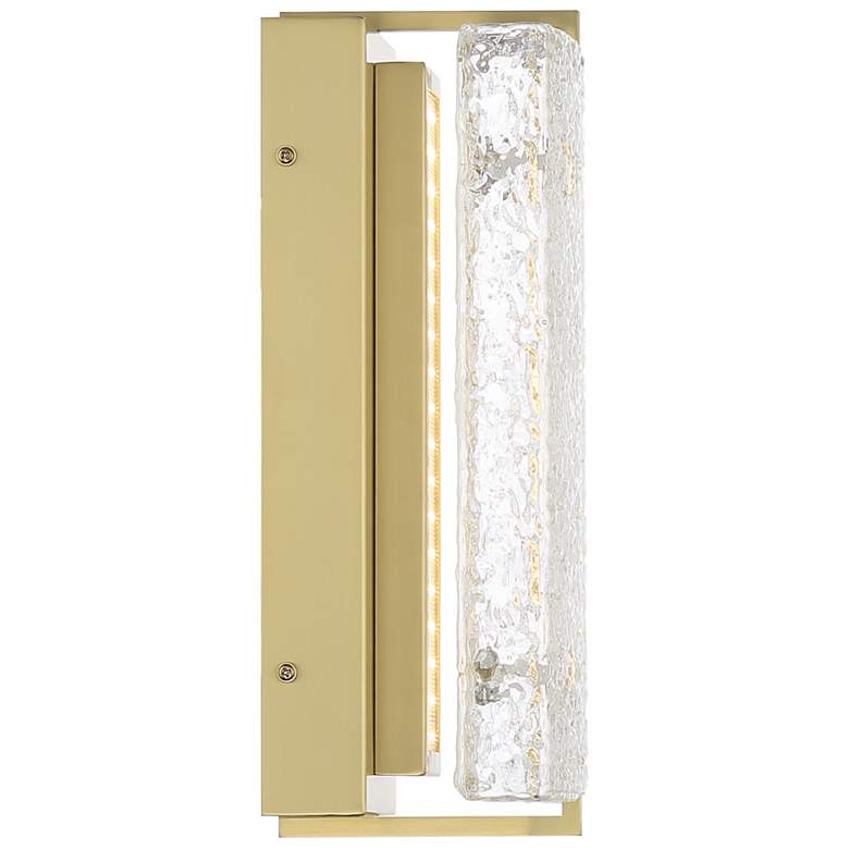 Image 5 Minka Lavery Sevryn LED 6.47-in Soft Brass Wall Sconce with Glass Shade more views