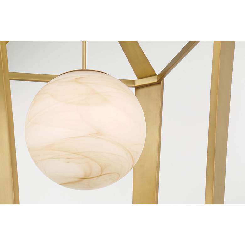 Image 3 Minka-Lavery Shimmer 1-Light 20.5-in Legacy Brass Indoor Pendant more views