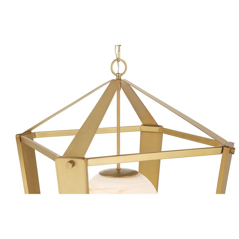 Image 4 Minka-Lavery Shimmer 1-Light 20.5-in Legacy Brass Indoor Pendant more views