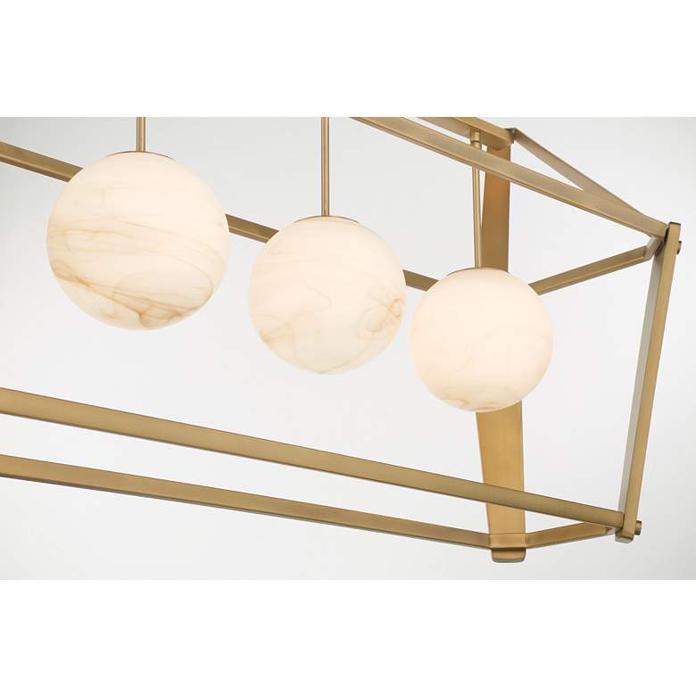Image 4 Minka-Lavery Shimmer 4-Light 48-in Legacy Brass Indoor Island Chandelier more views