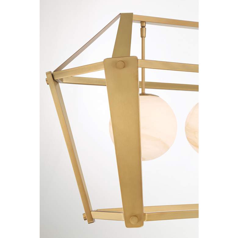 Image 6 Minka-Lavery Shimmer 4-Light 48-in Legacy Brass Indoor Island Chandelier more views