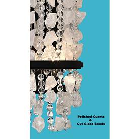 Image5 of Minka Lavery Shimmering Elegance 2-Light Sand Black Wall Sconce more views